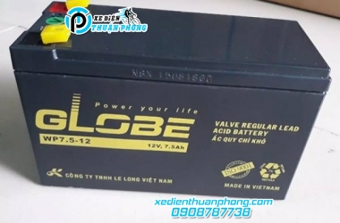 ẮC QUY XE ĐIỆN GLOBE 12V7.5AH